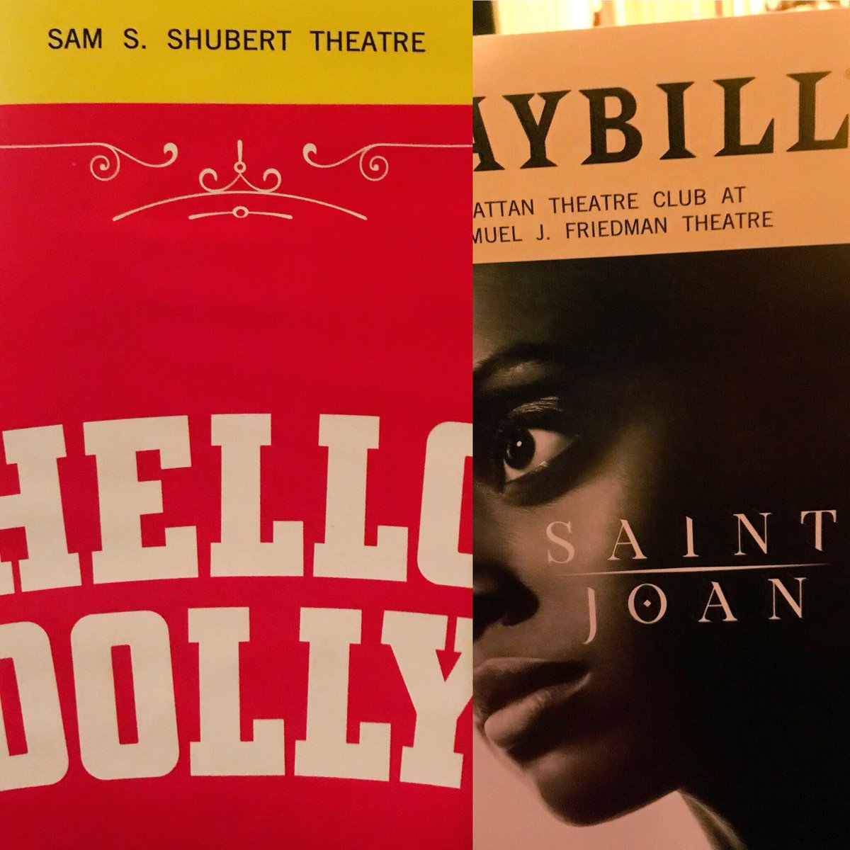 Look around, look around, look how lucky we are to have <a href="/SantinoFontana/">Santino Fontana</a> &amp; @ChandelierBeret on Broadway at the same time! (Go see their performances!) #FirstFave #ForeverFave #TheseGuysHaveMyHeart