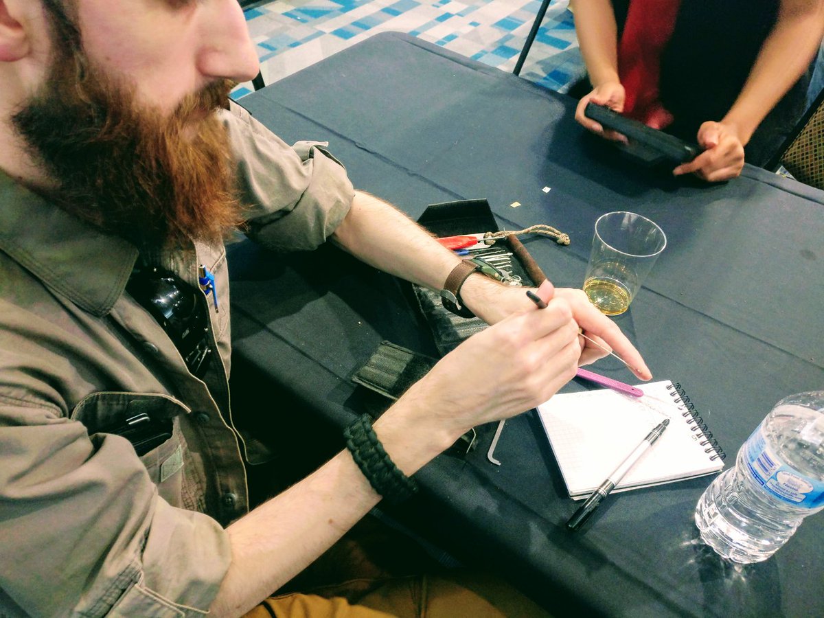 toool's tweet photo. The competition is heating up at #LockFest with picking tonight!  Who will be victorious? https://t.co/PeUZ3jEo5d