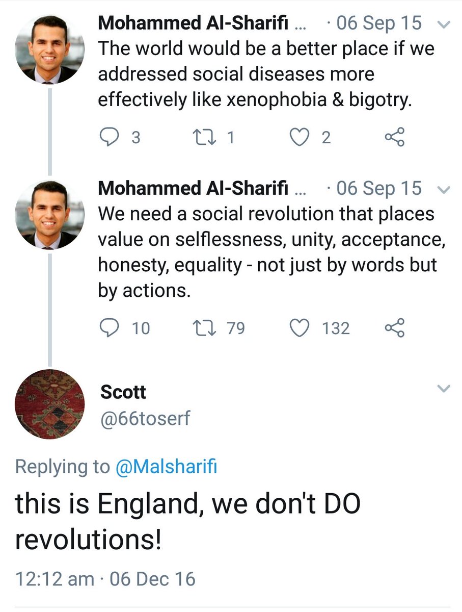 I'd love to meet Scotty - though it seems he's allergic to the word "revolution" 😂