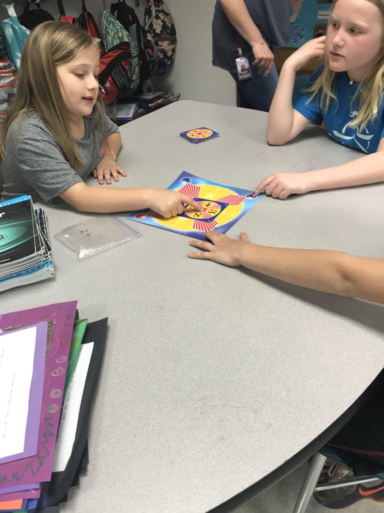 Completed the first 2 rounds of our math 24 challenge today!  Ss were excited to compete <a href="/SASD_OakRidge/">Oak Ridge Elementary</a>