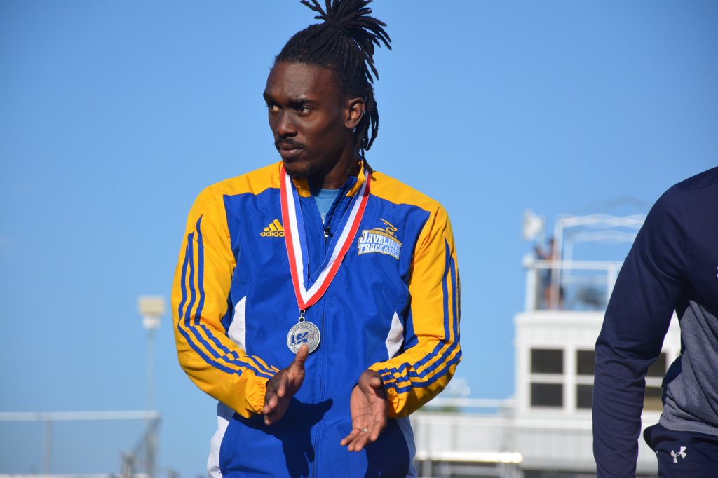 JavelinaTFXC's tweet image. Charles Greaves takes silver in the triple jump! 🥈

#LSCtrack 
#JavelinaStrong