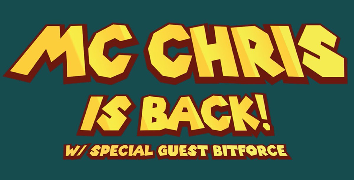 evaction's tweet image. Tonight, we’re at @_mcchris and @bitforceband concert at @kungfunecktie #mcchris #bitforce #nerdcore