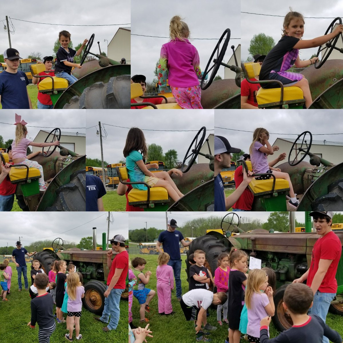 SawyerKinder's tweet photo. Pjs and farm animals... Could there be a better day!?! Thanks MCE FFA for sharing! #FoodforAmerica #MCEPride https://t.co/AFq1Fbc5Tn