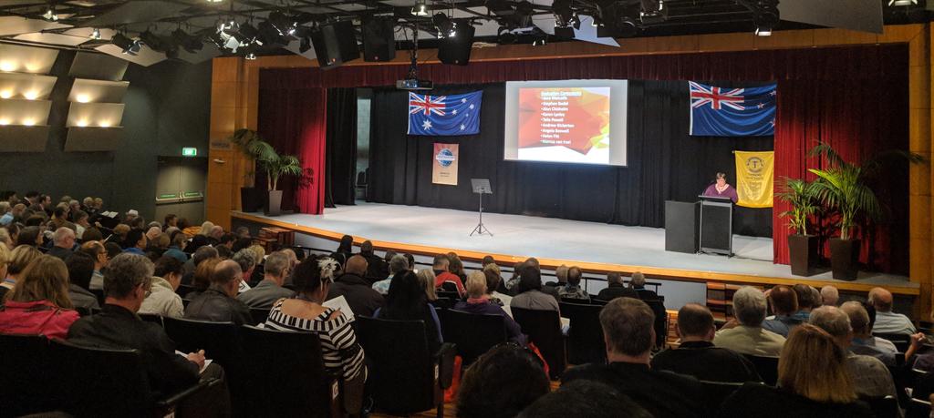 @d72tm @ToastmastersNZ my first workshop delivered and now sat in a packed theatre for the evaluation contest