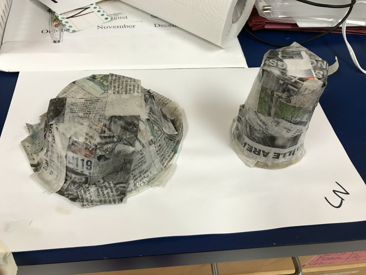 TSBtechnicalart's tweet photo. Some paper mache action going on at TSB https://t.co/Tqm7hKP7uJ