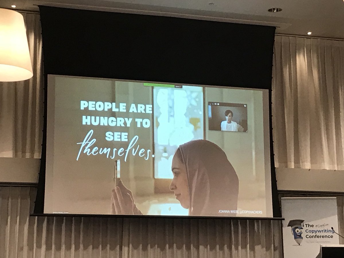 casslane's tweet image. The secret to conversion copy...  🤫#COPYCON18