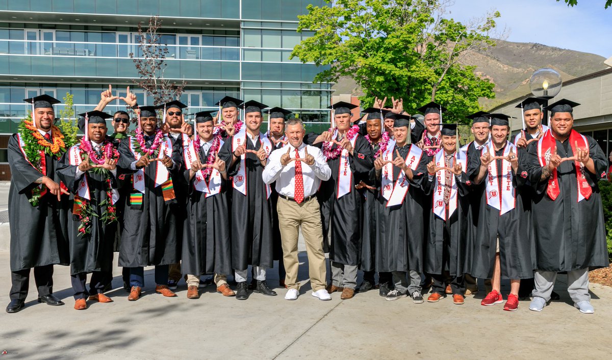 This is why we’re here. Congratulations to the class of 2018! Couldn’t be more proud of these guys and their accomplishments. Go Utes!