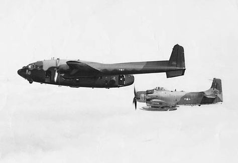 AncientSubHunt's tweet photo. But not many know that due to a shortage of AC-47 "Puff the Magic Dragons" and slow production of the AC-130s, the C-119 was fashioned into a gunship for use in Vietnam... https://t.co/WrrGov1AQ2