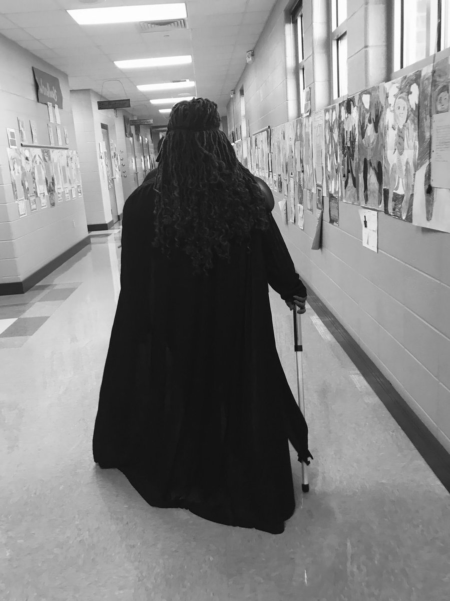 KRQuarles's tweet photo. In honor of #StarWarsDay  ✨ 
#MaytheFourthbewithYou @HSVk12 @starwars #DarthQuarles #5thGradewithMsQ @msquarlesclass https://t.co/pb8C4vIMD0