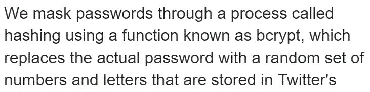 Dear Twitter, the output of bcrypt is not random.  It is just looks like it is.