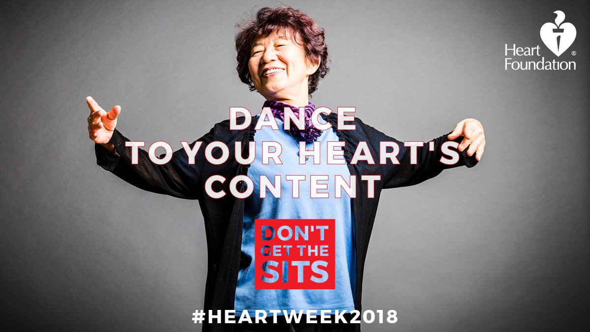 BetterHealthGov's tweet photo. It's #HeartWeek2018 - it's never too late to start a conversation about physical activity and heart health. Read our 10 tips for a healthier heart: https://t.co/N6vClqhxgB @HeartAust https://t.co/8XYM3Zag0G