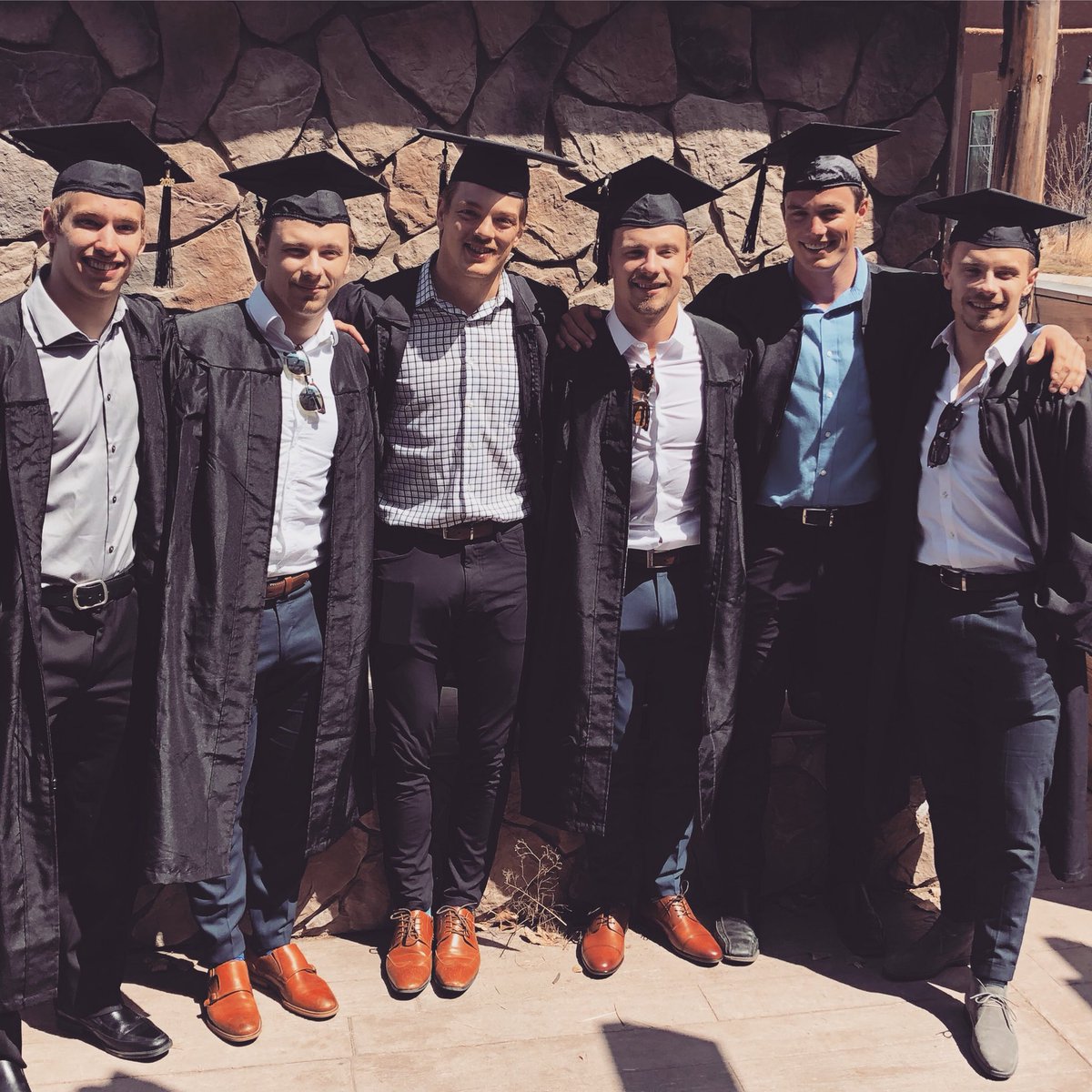 BSUBeaversMHKY's tweet photo. Congrats to our 6 graduates of the Class of 2018. These guys are going to be difficult to replace in the classroom, on the ice &amp; in the locker room. Thank you @baumankyle14 @LeoFitzgerald9, Michael Bitzer, @GFitzgerald21, @heller910 &amp; @MFitzgerald19. #TraditionNeverGraduates https://t.co/bshP5JxnWm