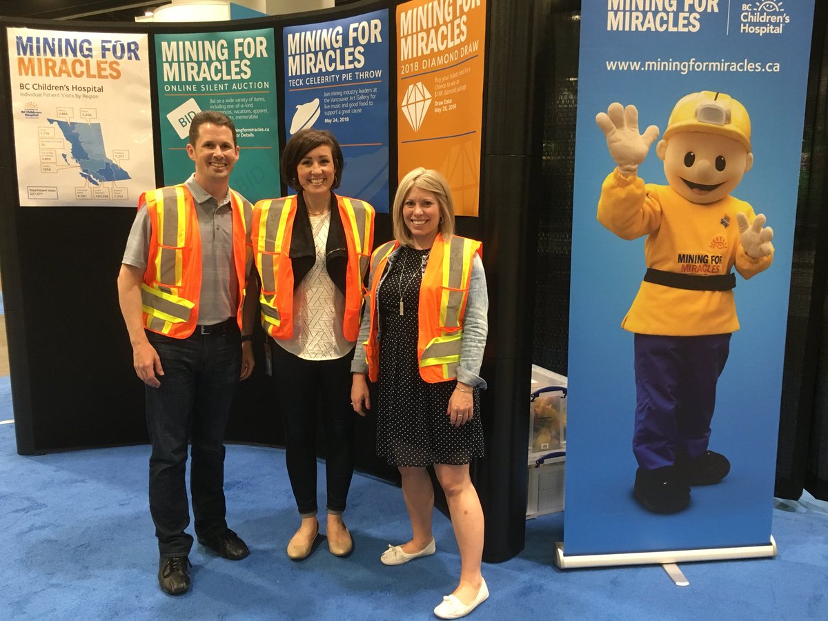 chadpederson's tweet image. M4M is ready for CIM! Come visit our booth at 1331 to support the BC mining industry’s charity of choice @BCCHF! #cim2018 #miningformiracles @BuddytheMiner