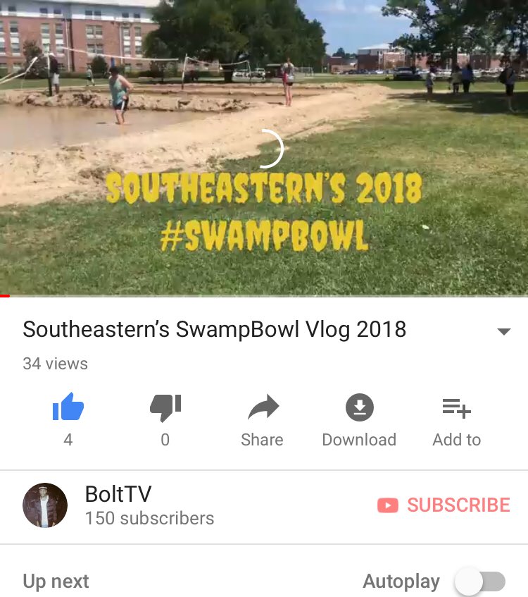 boltclothingco_'s tweet photo. Let’s get both videos too ( 100 VIEWS ) - TODAY‼️‼️
1. #RTWB⚡️ interview with @MarioAnthony__ ( https://t.co/XzPua9cGJK )
2. Southeastern’s #SwampBowl18 Vlog produced by #BoltTV⚡️ ( https://t.co/Qiz9qY59re ) https://t.co/T34avUiMWz
