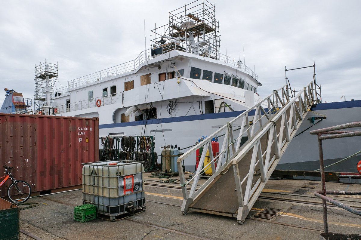 Touring new ferry the Northern Sea Wolf