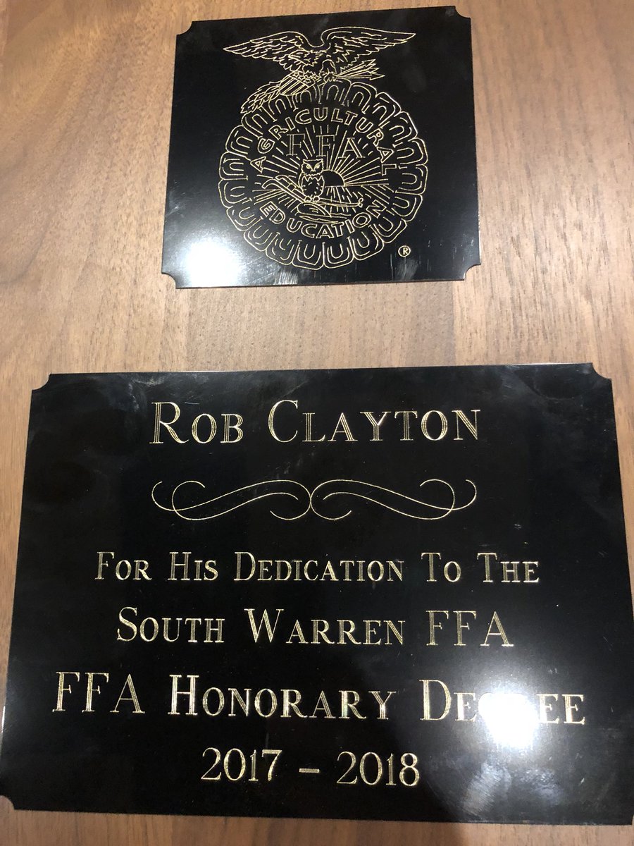 RobClayton10's tweet photo. Humbled to receive an Honorary degree from the SWHS FFA Chapter at tonight’s banquet. So impressed with these talented students &amp; Mr. Parrish, Mr. Dalton, &amp; Mr. Gross for their Mentorship &amp; Leadership. #wcpsleads https://t.co/wwS6qrl78Q