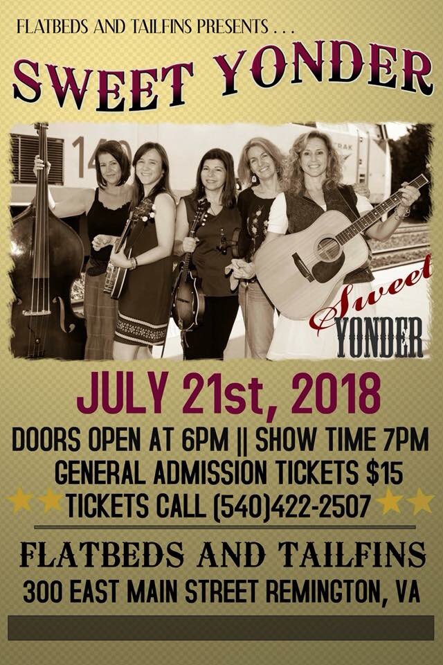 We’re comin to Remington VA. Get your tickets folks!