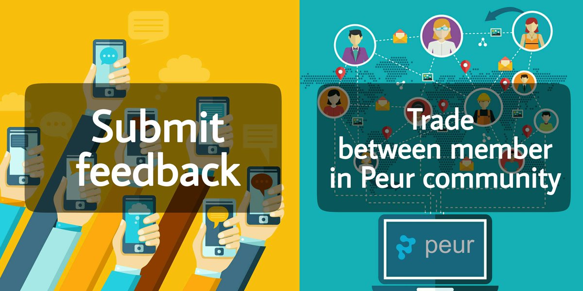 Benefit to Peur.io community:

1. Submit feedback to help us improve in the future
2. Trade between member in Peur community (Collector's editions, used goods, antiques, etc.)

#peur #cryptocurrency #bitcoin #dash #ethereum #ico #bounty #investment #blockchain