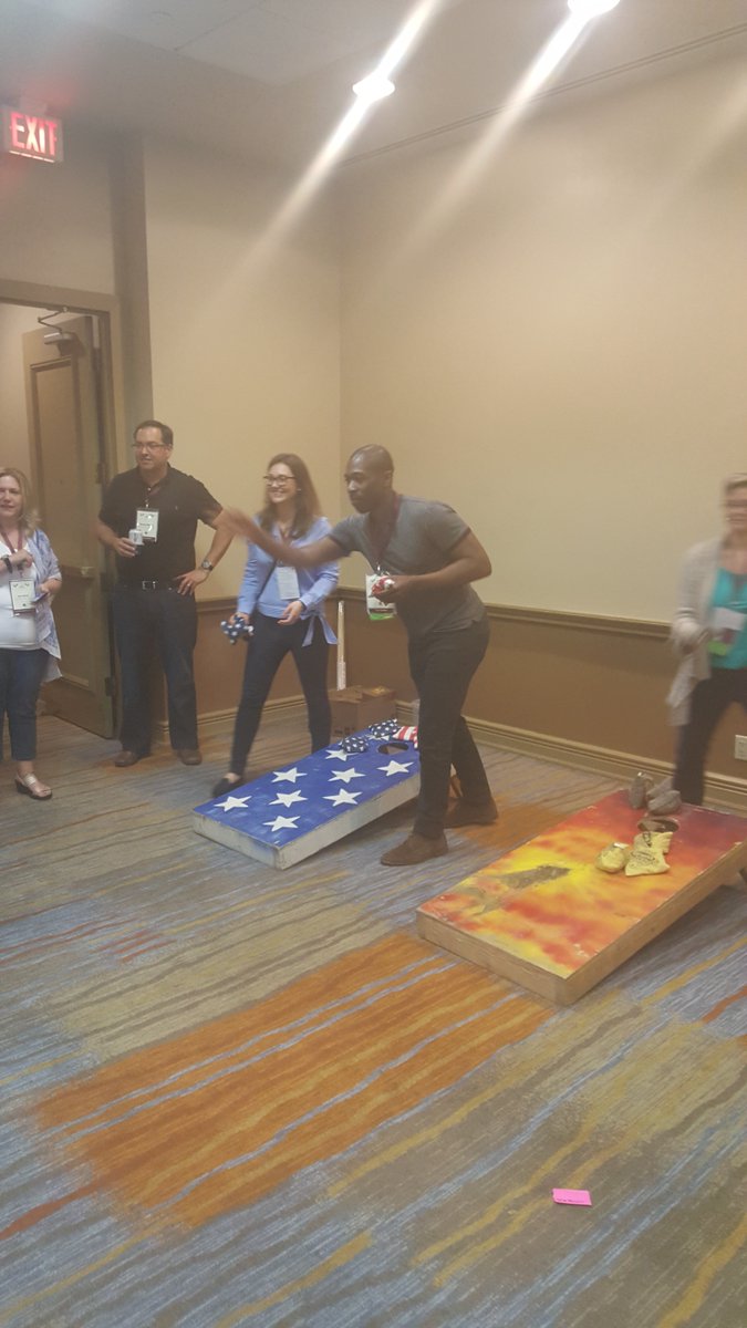 SOMDAuPair's tweet photo. TrekAmerica staff share about their program with APIA staff, community counselors and international partners!
#cornhole
#fearlessglobalcitizen
#trekamerica
#AuPairInAmerica
#CulturalFair
#Conference2018 https://t.co/rT9UF0cnqg