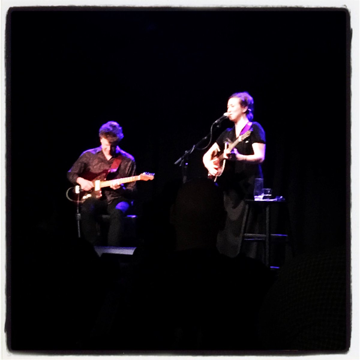 chatshell's tweet photo. Tonight the Porlands are checking out #DanaSipos at the @CanadasNAC’s #fourthstage. So far so good! Love the stories and such pretty guitar playing by both her and her accompanist. #peteandshelltakeyow https://t.co/iyqartLpY6