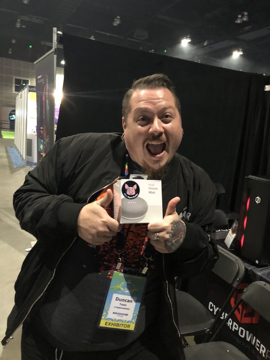 moreequals's tweet image. Congrats to @PWNEDCAST for winning our first prize!! Come by booth 532 tomorrow @vrlosangeles to try out #FracturedDivinity and a chance to win! #VRLA2018 #vr #gaming #esports