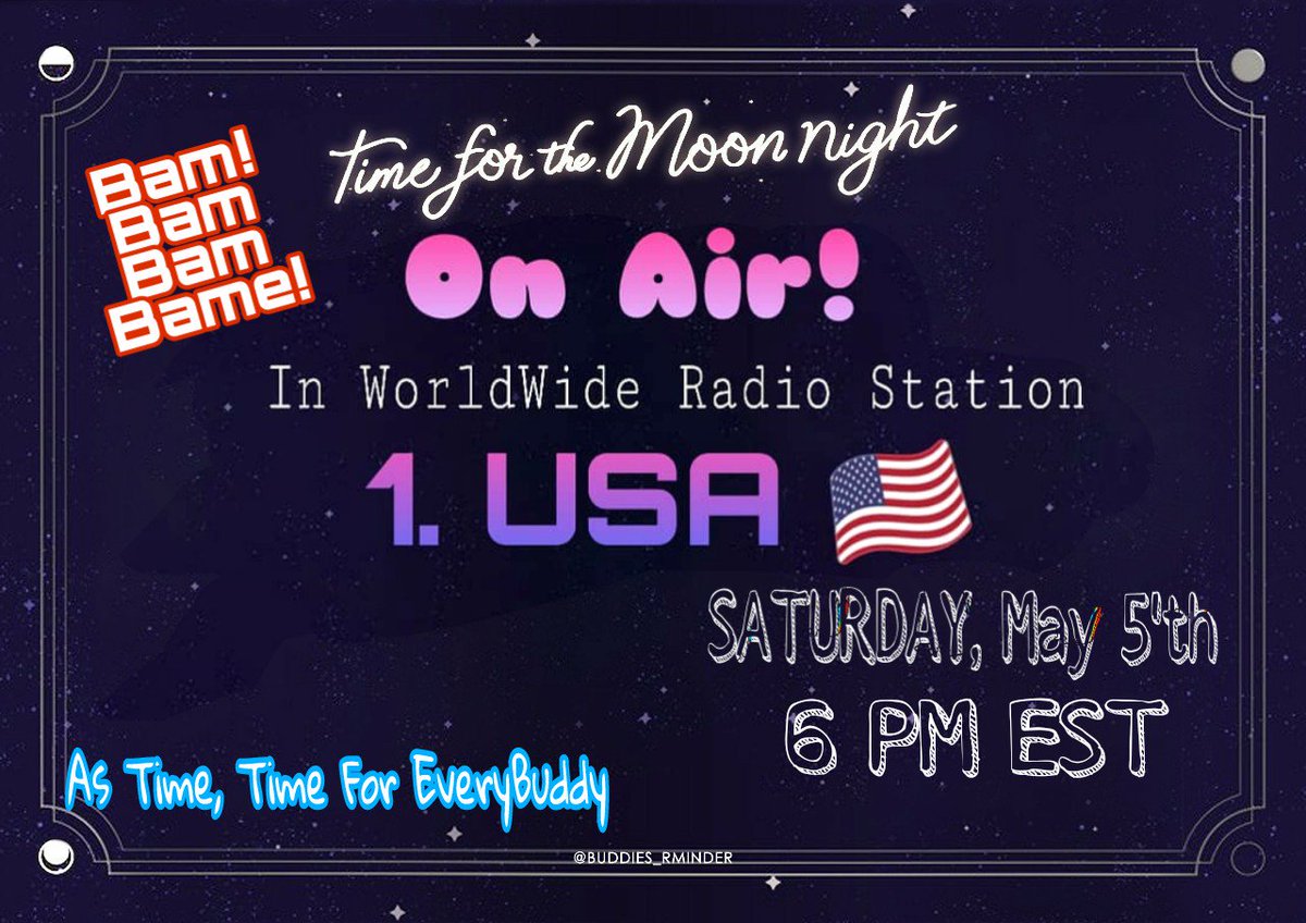 MkYerin's tweet photo. So Indonesia in Sunday morning to request #Time_for_the_moon_night song in #MostRequestedLive?? 😱😱

100 radio station, Buddies on the way!!! 😆 
@GFRDofficial
I have to set alarm! 😆
Thank you @buddies_rminder

Please share this! 🙏
@gfriendunited @amino_gfriend @GFRIENDaily https://t.co/KlLCioSqGp