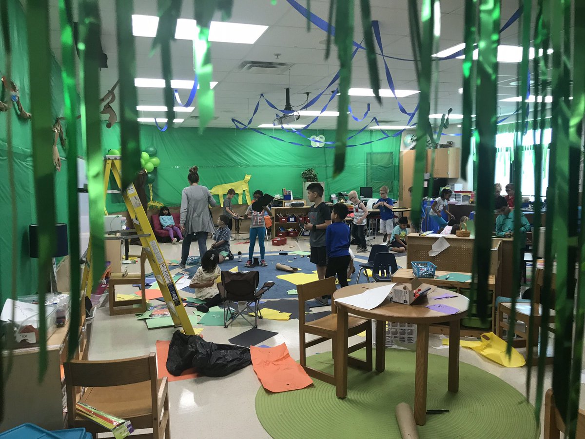JJplantingseeds's tweet photo. Room transformation created by students. Question: What’s your favorite part? Answer: Working together! A jungle designed by these first graders! #meccmotivation #meccshines @Brendaahlers @wainscottpamela @pricestacie4 https://t.co/pBfwfivlYh
