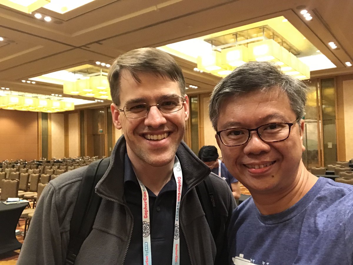 sausheong's tweet image. A big thank you to all our overseas speakers who so kindly flew in, some 20+ hours to speak at our conference. Humbled by the generosity of the Go community around the world. #gopherconsg #golang
Just a few selfies, too bad didn’t manage to catch ‘em all!