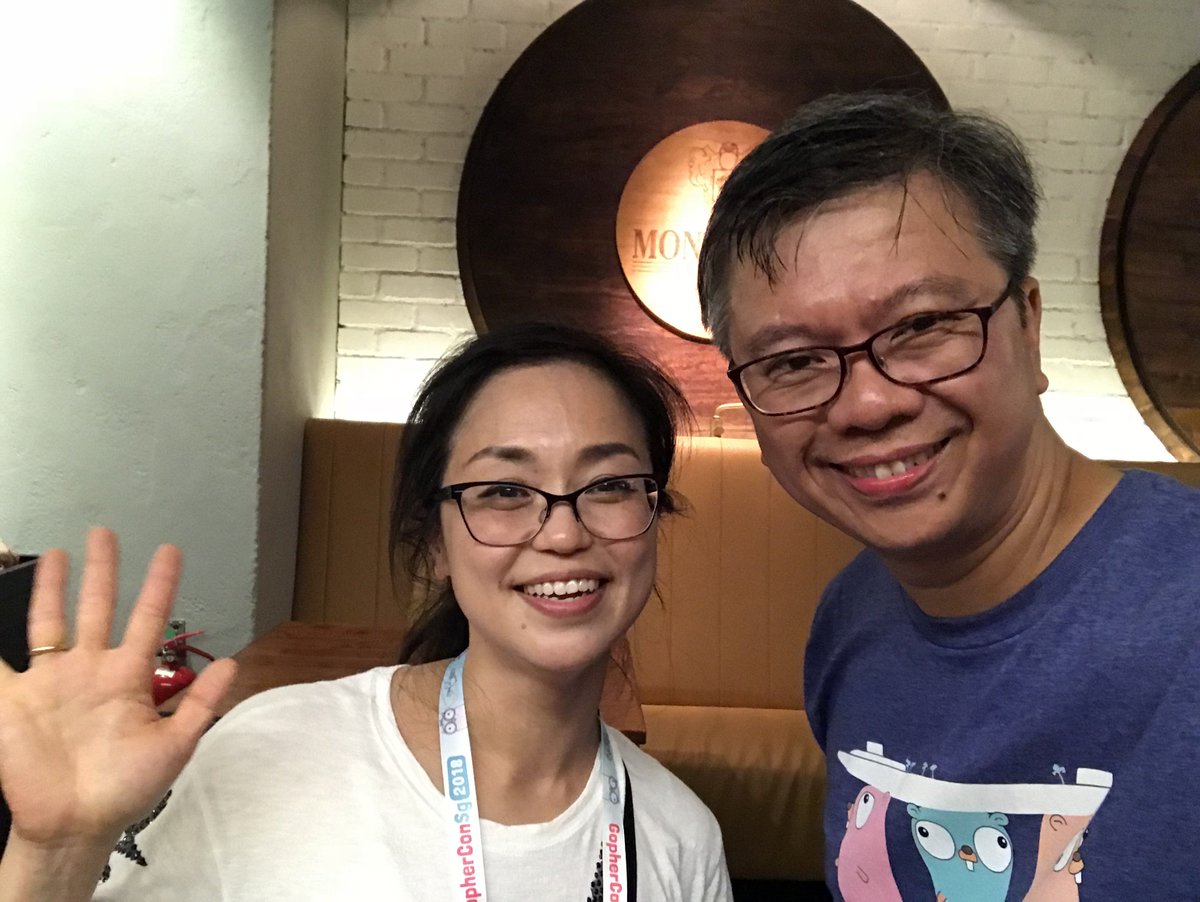 sausheong's tweet image. A big thank you to all our overseas speakers who so kindly flew in, some 20+ hours to speak at our conference. Humbled by the generosity of the Go community around the world. #gopherconsg #golang
Just a few selfies, too bad didn’t manage to catch ‘em all!