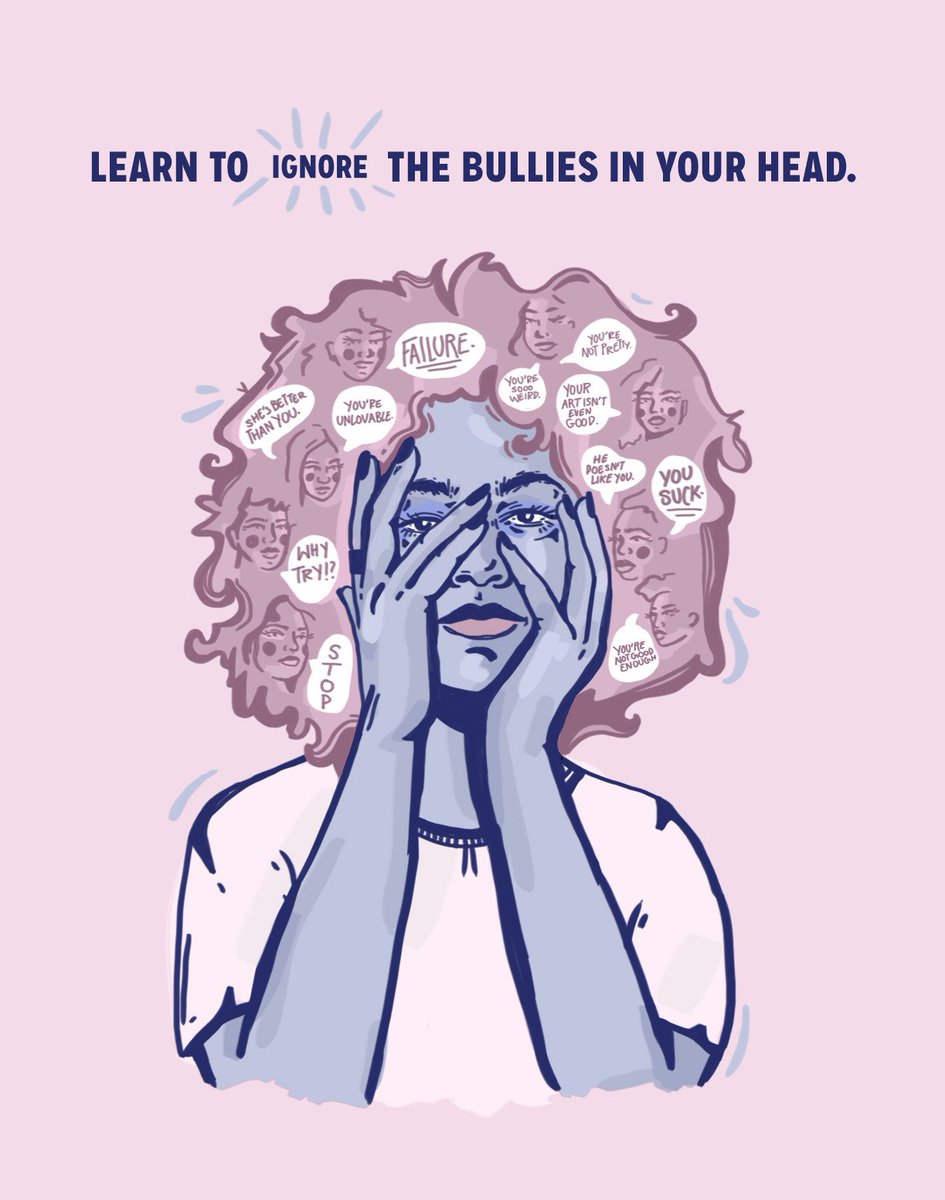 TrevorProject's tweet image. Sometimes we take our bullies with us 💗 If you're in crisis, we're here 24/7 to support you at: 866.488.7386 or text/chat thetrevorproject.org/help 📲
🎨 art by bykellymalka 🎨
#lgbtq+ #trans