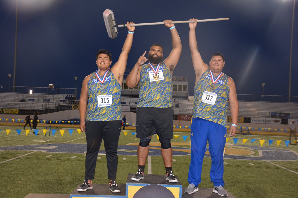JavelinaTFXC's tweet image. A clean sweep! The Javelina’s finish 1,2,3 in the shot put! 
Cervantes 🥇 
Perez 🥈
Rios 🥉

#LSCtrack 
#JavelinaStrong