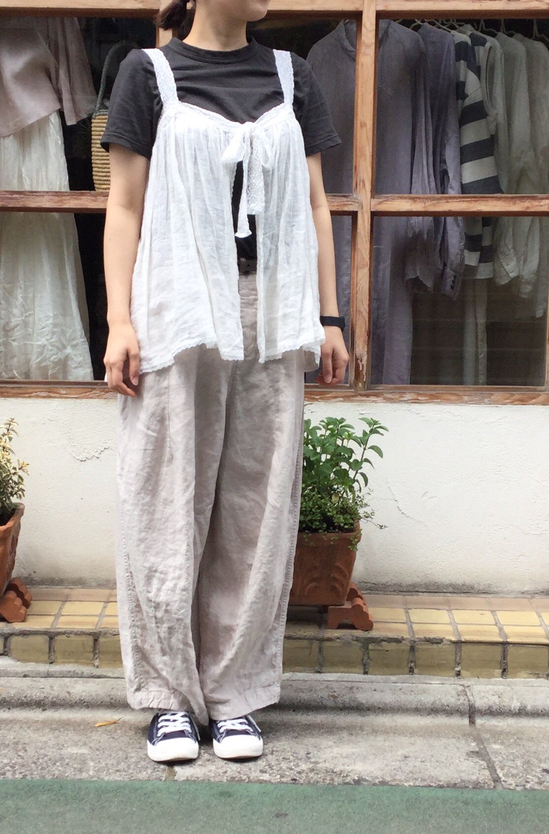 にそれぞれ nest Robe - ネストローブ リネンガーゼキャミソールの通販