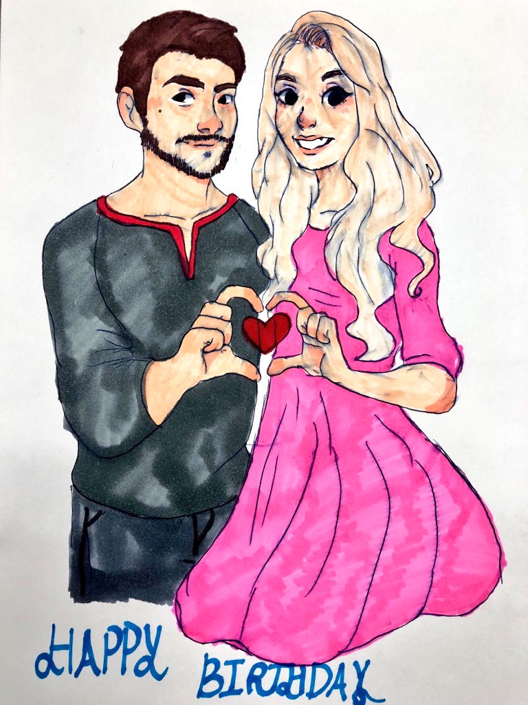 MrMambucaPRMS's tweet photo. My unbelievably amazing student, Bridget, drew me this incredible caricature of my wife and I for my birthday, what an awesome gift! #art #6thgrade 😧 #caricature #mystudentsarethebest @PRMPanthers @PRMSArt4Lyfe https://t.co/1rl7MzAc8s
