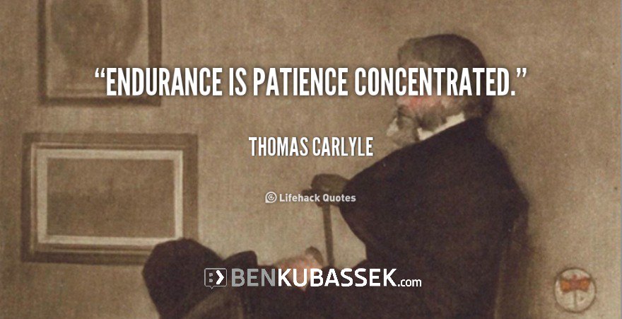 benkubassek's tweet photo. "Endurance is patience..."

@benkubassek #quote #inspiration #motivation  #attitude https://t.co/9aYbM9vPL3
