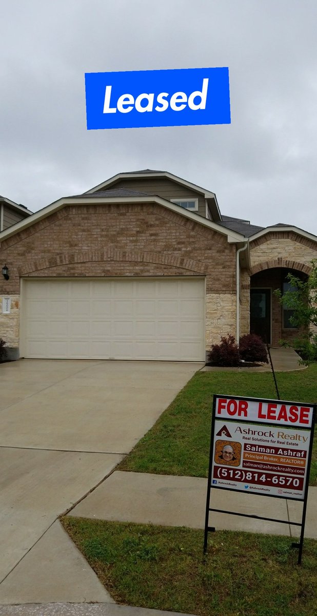 bhairya's tweet photo. Just leased first #investment #rental #property for my #client in #ATX he's ready for his next one @ashrockrealty #austinrealestate #austinrealtor #realtor #Austinpropertymanager #wealth #RealEstate #RealEstateAgent #Broker #ROI https://t.co/JheZ2JSFPz