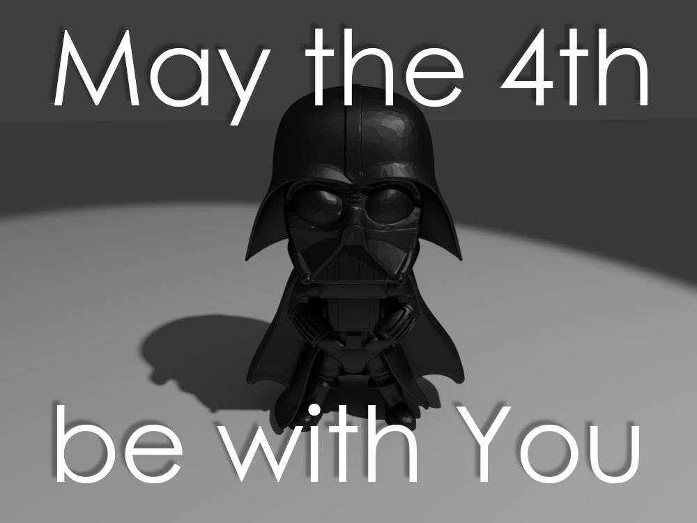 AugmentedRealms's tweet photo. From the team at @AugmentedRealms, May the 4th be with you! . . . #starwarsd20 #digital3D #augmentedreality https://t.co/A5ugMMygj6