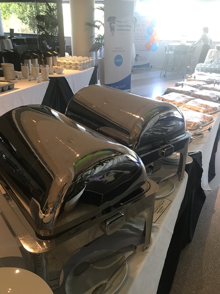 CopywritingSch's tweet image. #copycon18 lunch looks yum!!