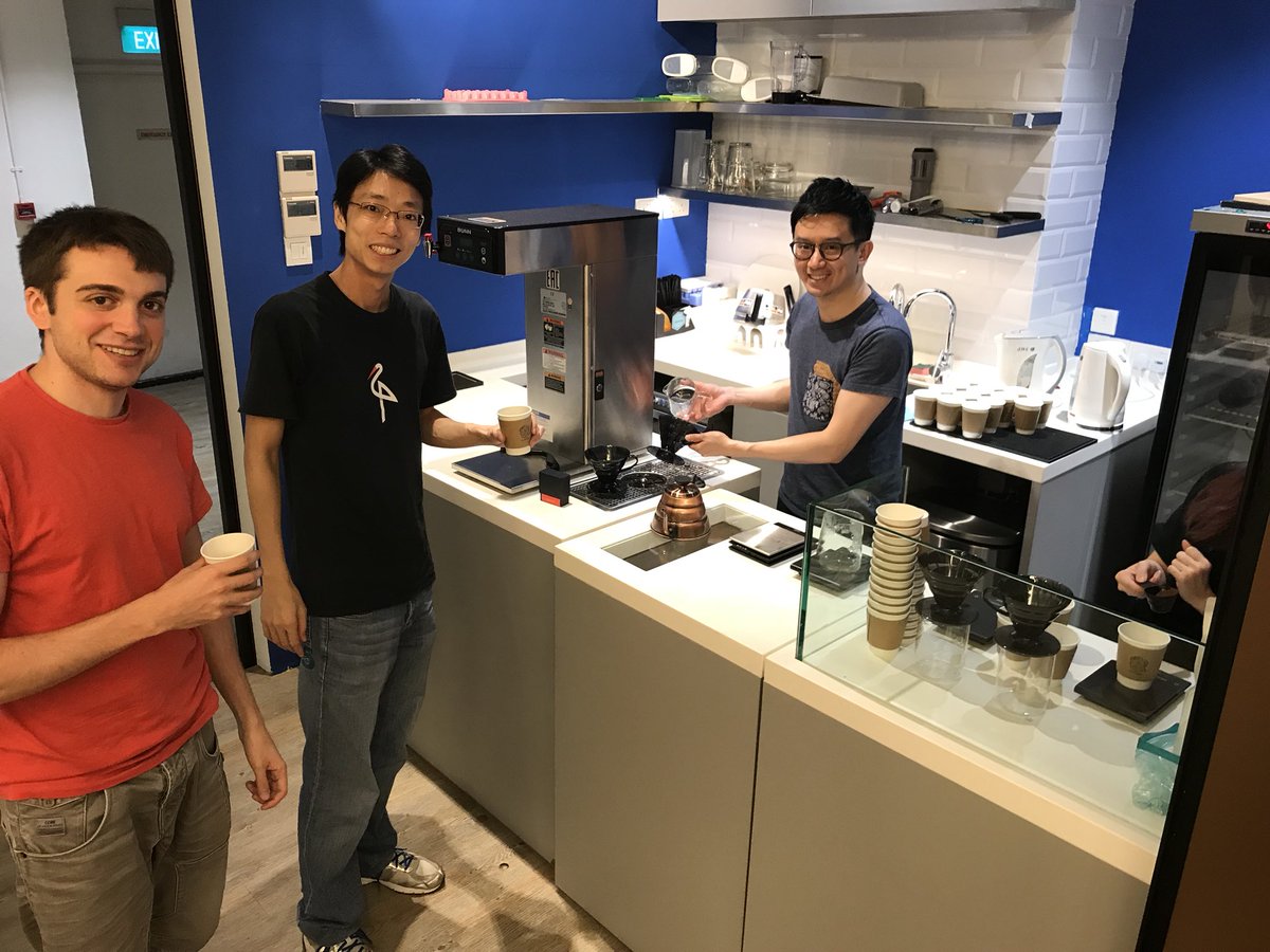 Coffee’s here! But food not (yet?) Do get your own food prior!