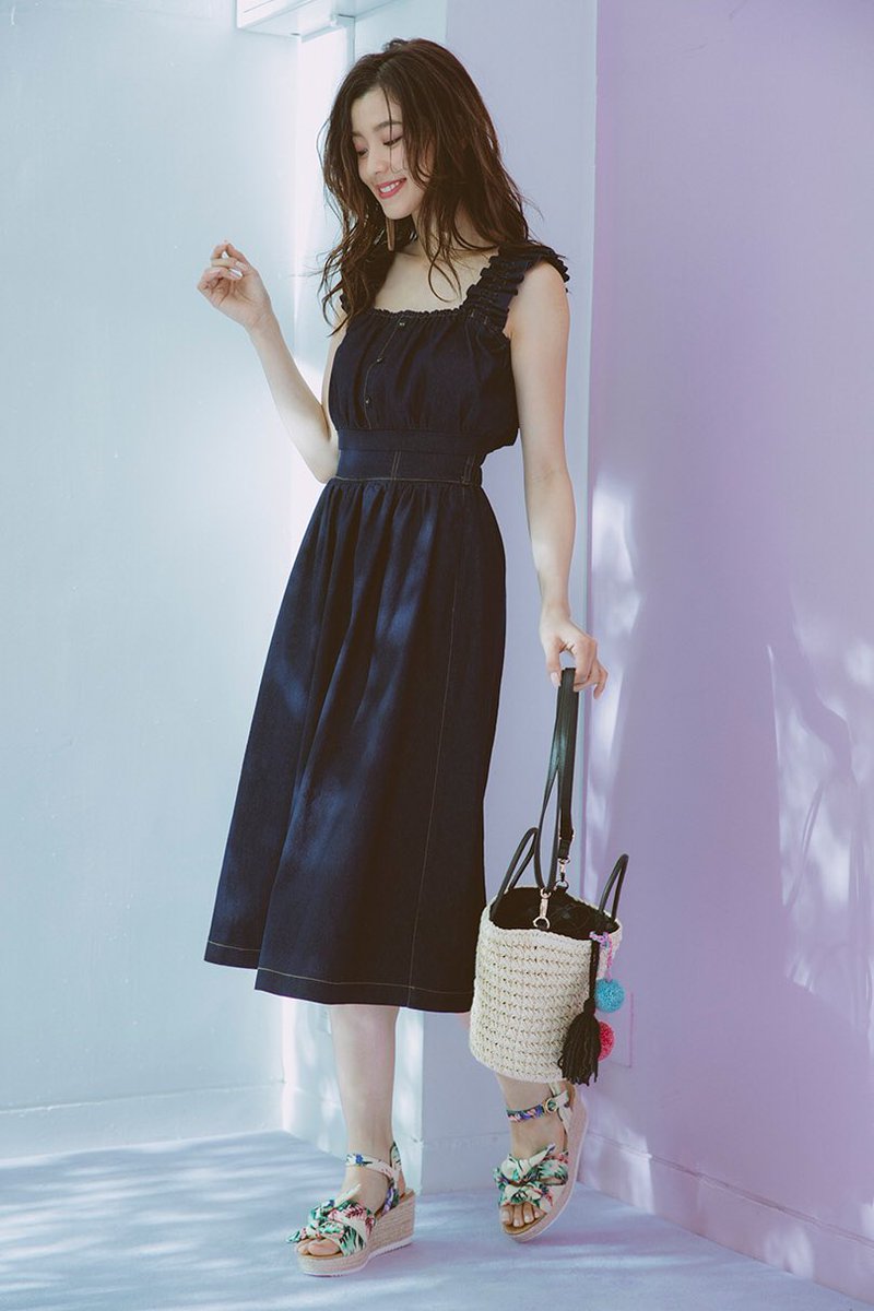 Heather New Item 朝比奈彩ちゃん着用 ビスチェスカートセットアップ 7 452 T Co Tvzt114eqx