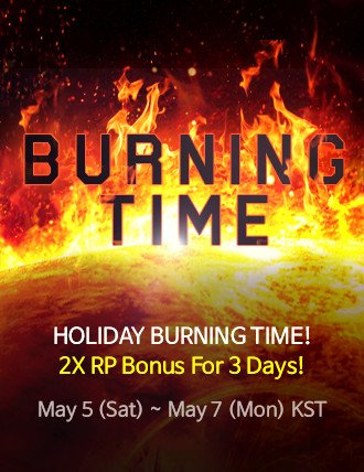 SuperStarJYP's tweet photo. [모두가 가장 좋아하는 강화 할인 &amp; 버닝 타임!]

PUC IS BACK! 3 Days Only! Power Up &amp; Upgrade Price 50% Off!

HOLIDAY BURNING TIME! 2X RP Bonus For 3 Days! https://t.co/iGulzxAGHf