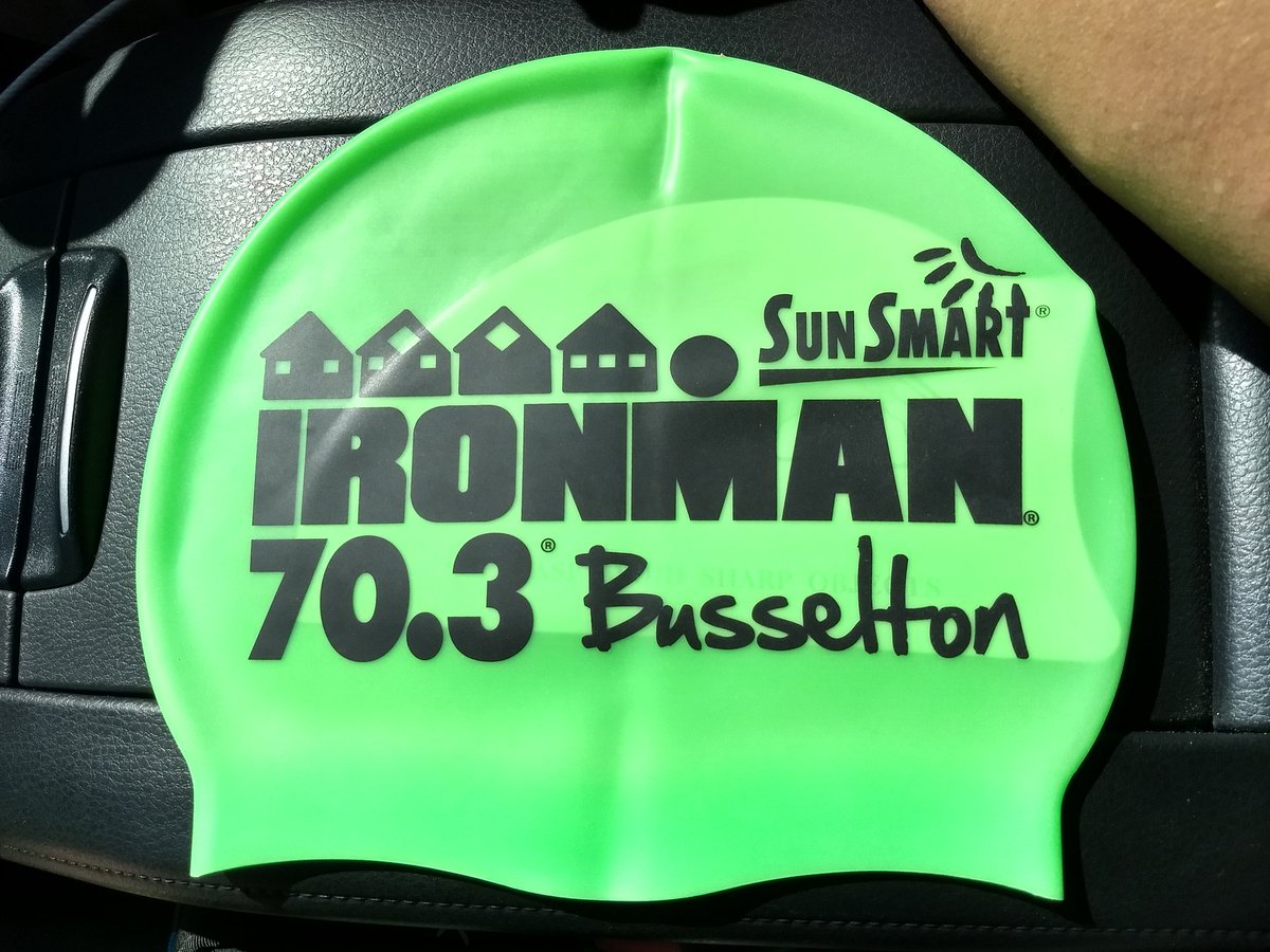 All checked in and ready to go, a 500m swim, not the full tri between me and more beer...