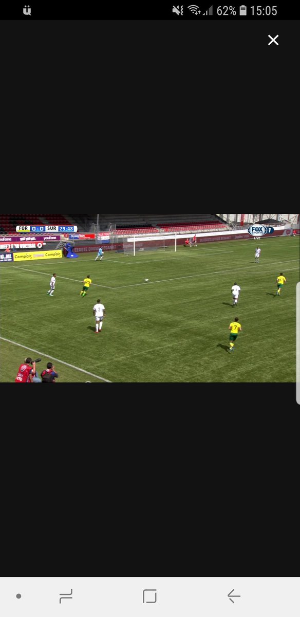 mauricewaalboer's tweet image. Kijken naar de wedstrijd Suriprofs tegen Fortuna Sittard via de app van @FOXSportsnl  #surFOR #fortunasittard  @FortunaSittard @vrouwefortuna