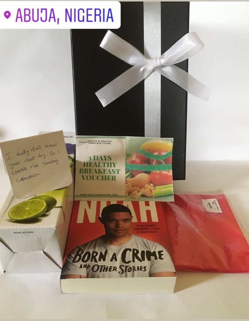 thegiftplug's tweet photo. “I really don’t know your cheat day, so I couldn’t risk sending cupcakes...”. 

Gift box for the fitfam friend. #TheGiftPlug https://t.co/5ikmviDjq9
