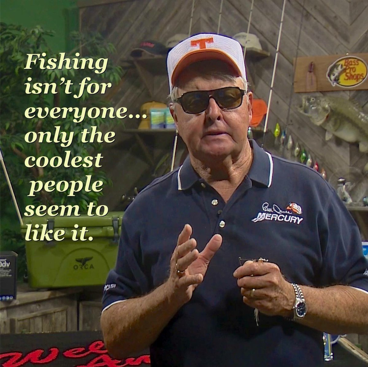 Bill_Dance1's tweet photo. I may have more rod n reels than my wife has shoes! #fishing #lol #SaturdayMotivation https://t.co/mvOZKuZl0P