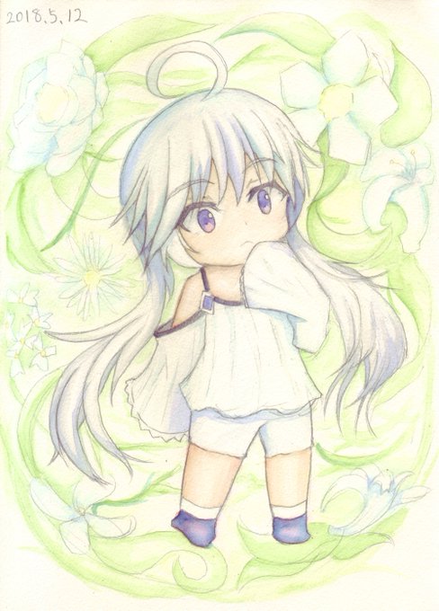 デジタルの息抜きに水彩描きました。ちまちまやるの楽しい
#イラスト 