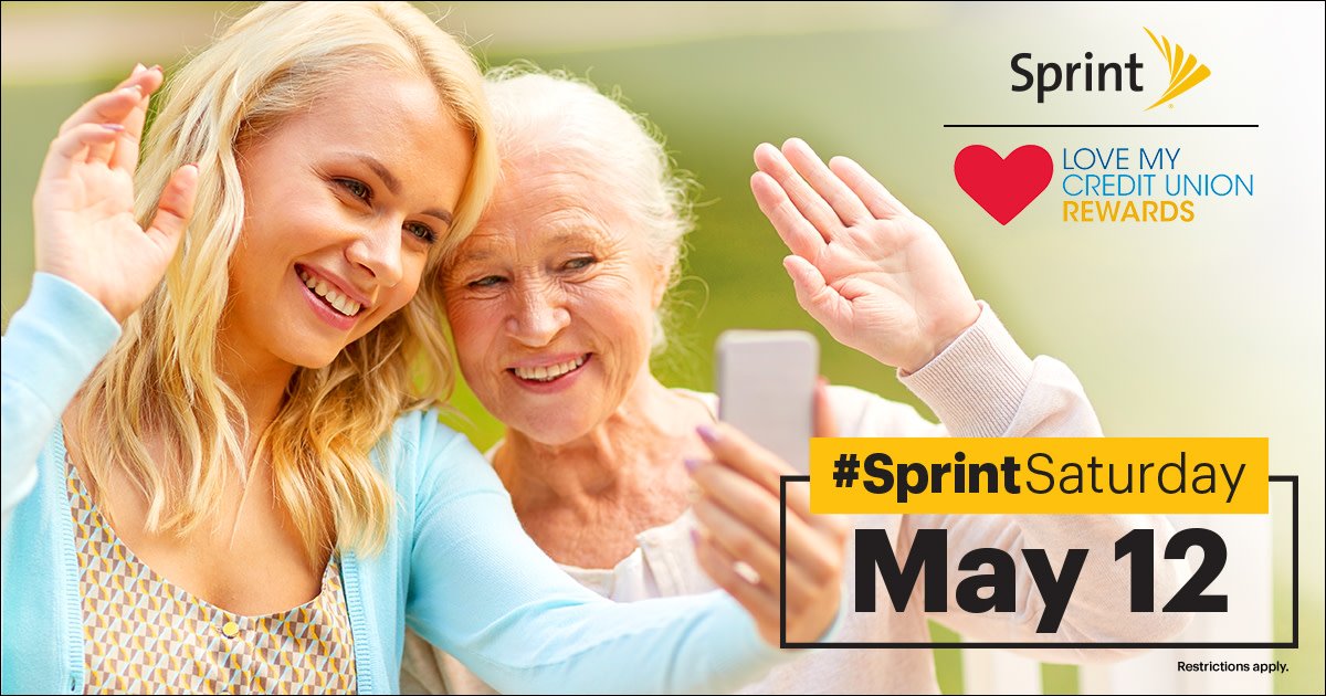 LoveMyCU's tweet photo. Credit union members! Give Mom more with great device deals and the BEST price for Unlimited from Sprint. Come to #SprintSaturday on May 12! https://t.co/CtRmPMzBXl https://t.co/pqU6mpb4N5