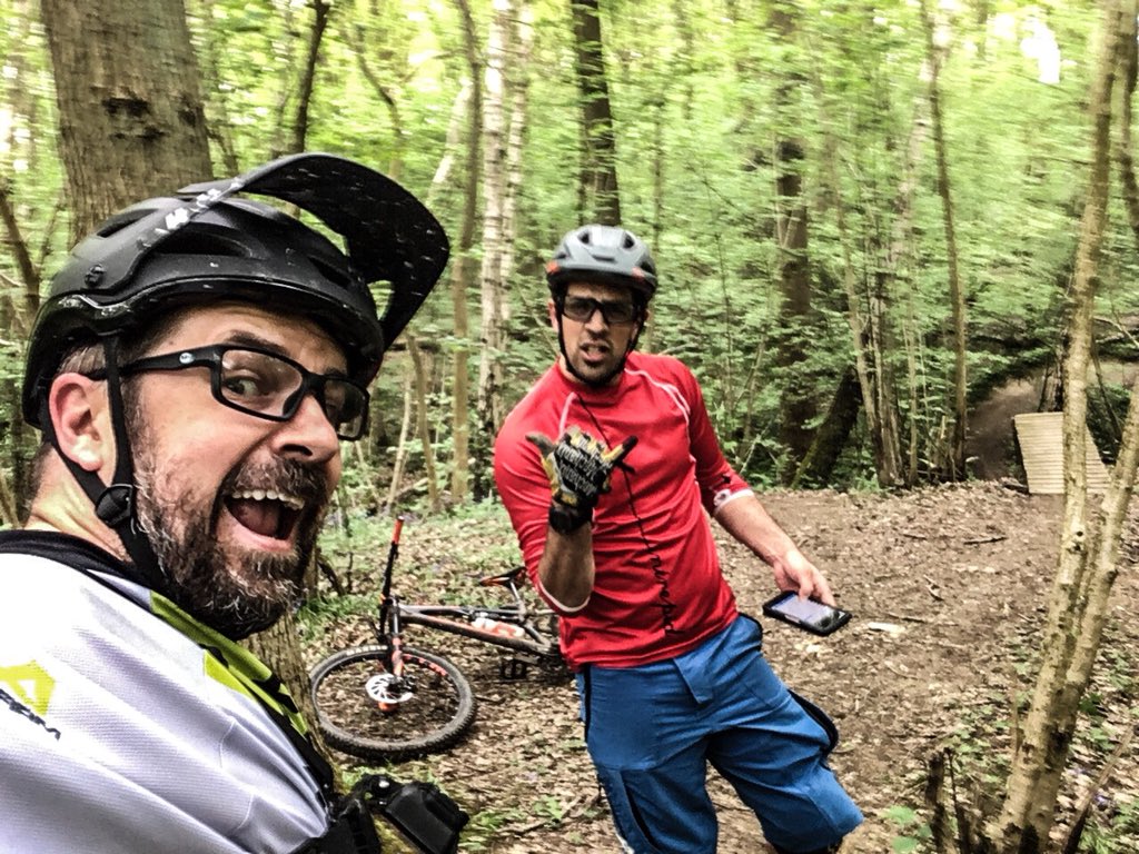 feralmarmot's tweet photo. If you go down to the woods today, you might just meet some of the #feralmarmotcollective acting like loons... @Rad8MTBglasses #sendorbesent https://t.co/YZw1yLc4AC