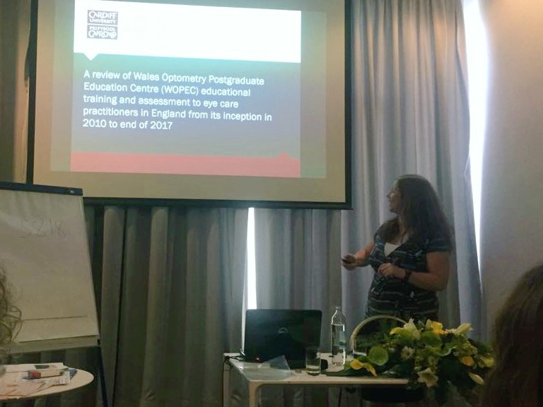 eyeonwopec's tweet image. Thank you @ea_oo for allowing me the present at the Educational Papers seminar. #BetterVision2018 
Sasha Macken, Clinical Tutor @eyeonwopec @SchoolOfOptom @cardiffuni #optometrist #optometry 
Find your speciality at WOPEC.co.uk 👀