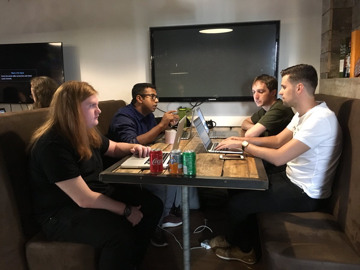 pdjohnson's tweet photo. Eyes down coding on Drupal I’m Manchester #DrupalSprints https://t.co/tz5dVlqiJL
