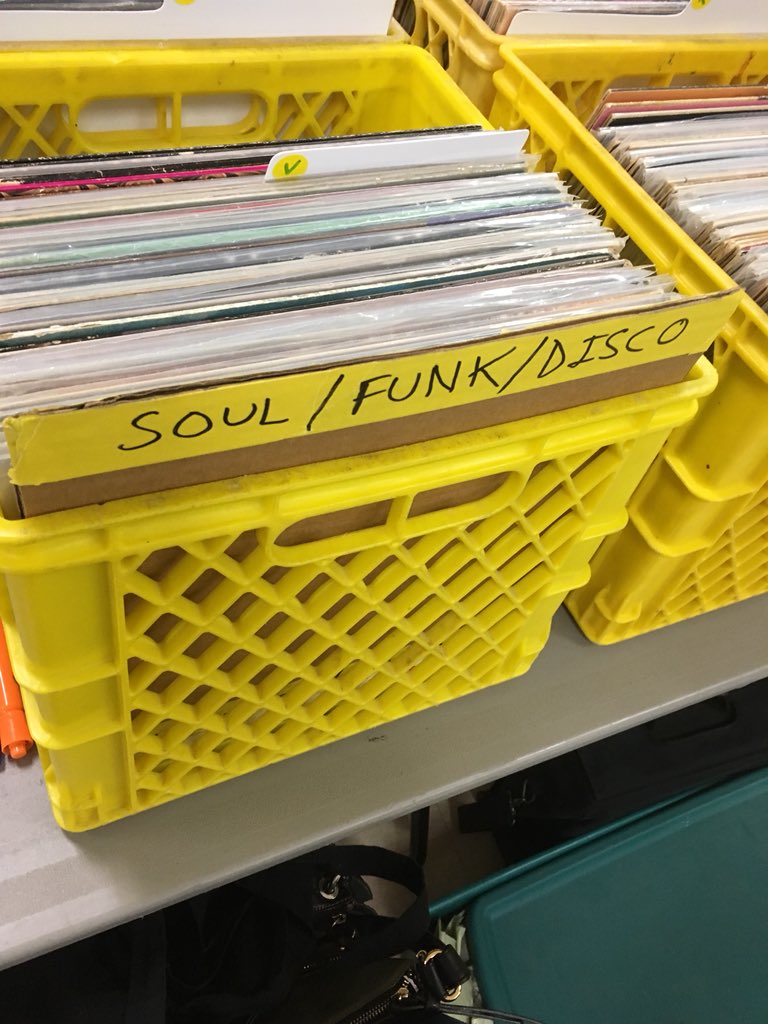 YellowCrateGold's tweet photo. Are you looking for a Saturday groove? I have it. #HalifaxRecordFair open now! #maritimehall https://t.co/jVQlepYJ9l